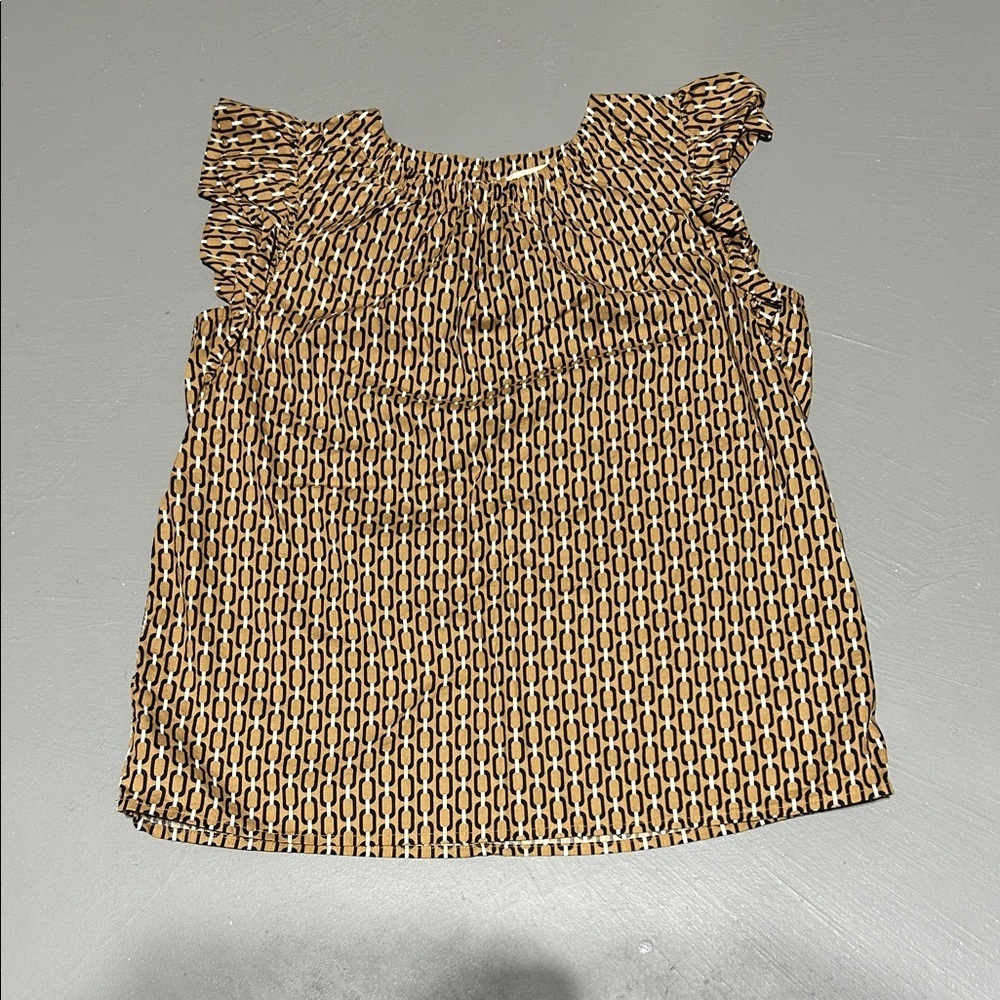 LOFT Patterned Off the Shoulder Dressy Top